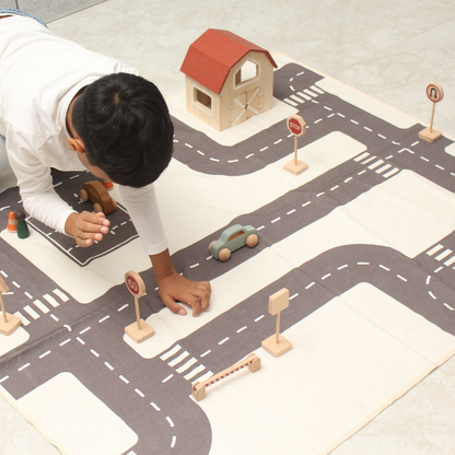 Birch City Track and Traffic Gift Set