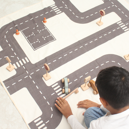 Birch City Track and Traffic Gift Set