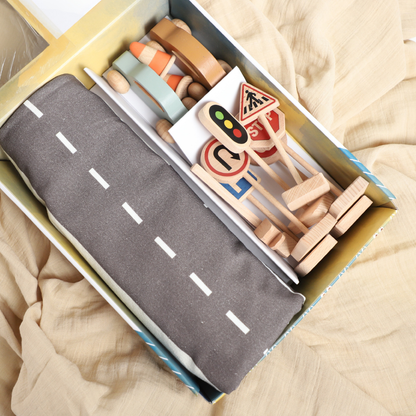 Birch City Track and Traffic Gift Set