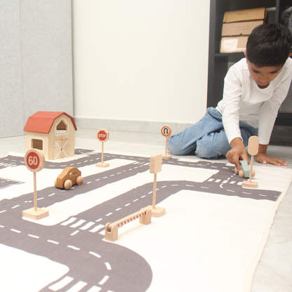 Birch City Track and Traffic Gift Set
