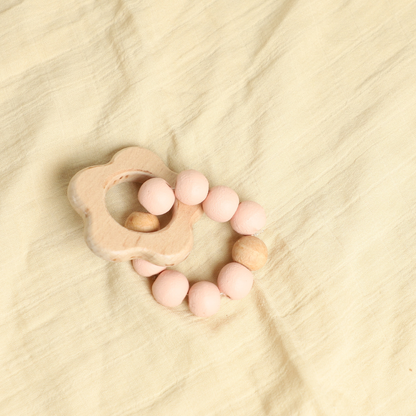 Flower Teether with Beads