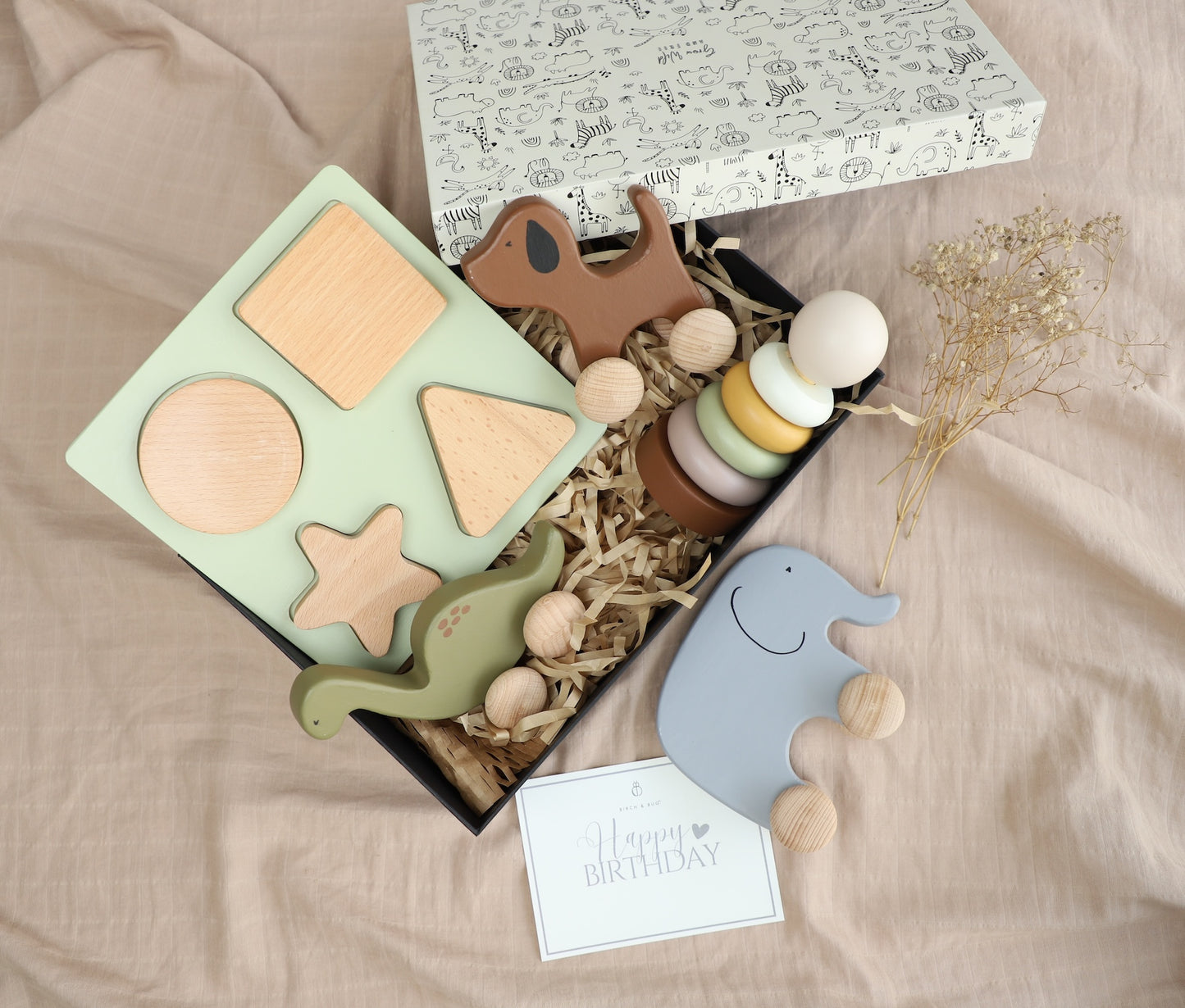 Birch 1st Birthday Gift Box