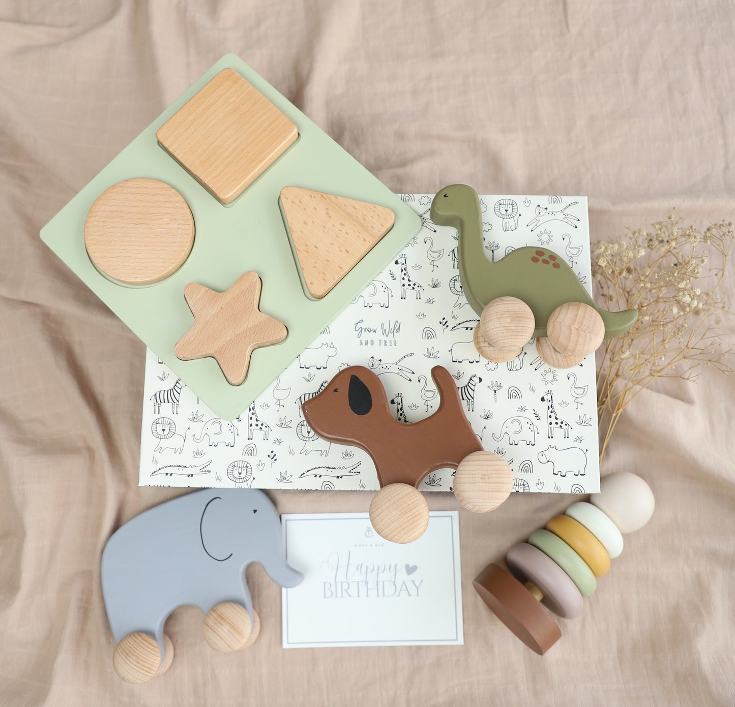 Birch 1st Birthday Gift Box