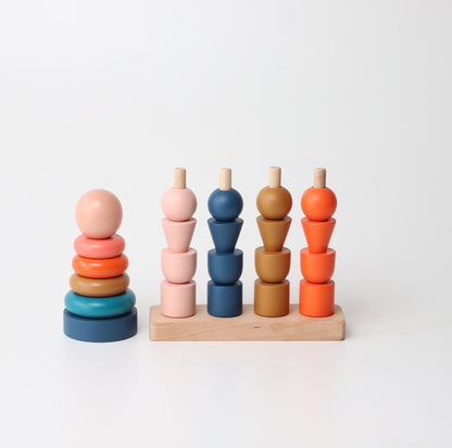 Birch Little Bloom Stacker Set - Sunset