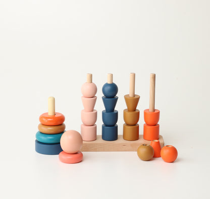 Birch Little Bloom Stacker Set - Sunset