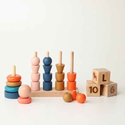 Birch Little Bloom Stacker Set - Sunset