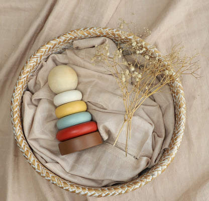 Birch Ring Stacker - Earth