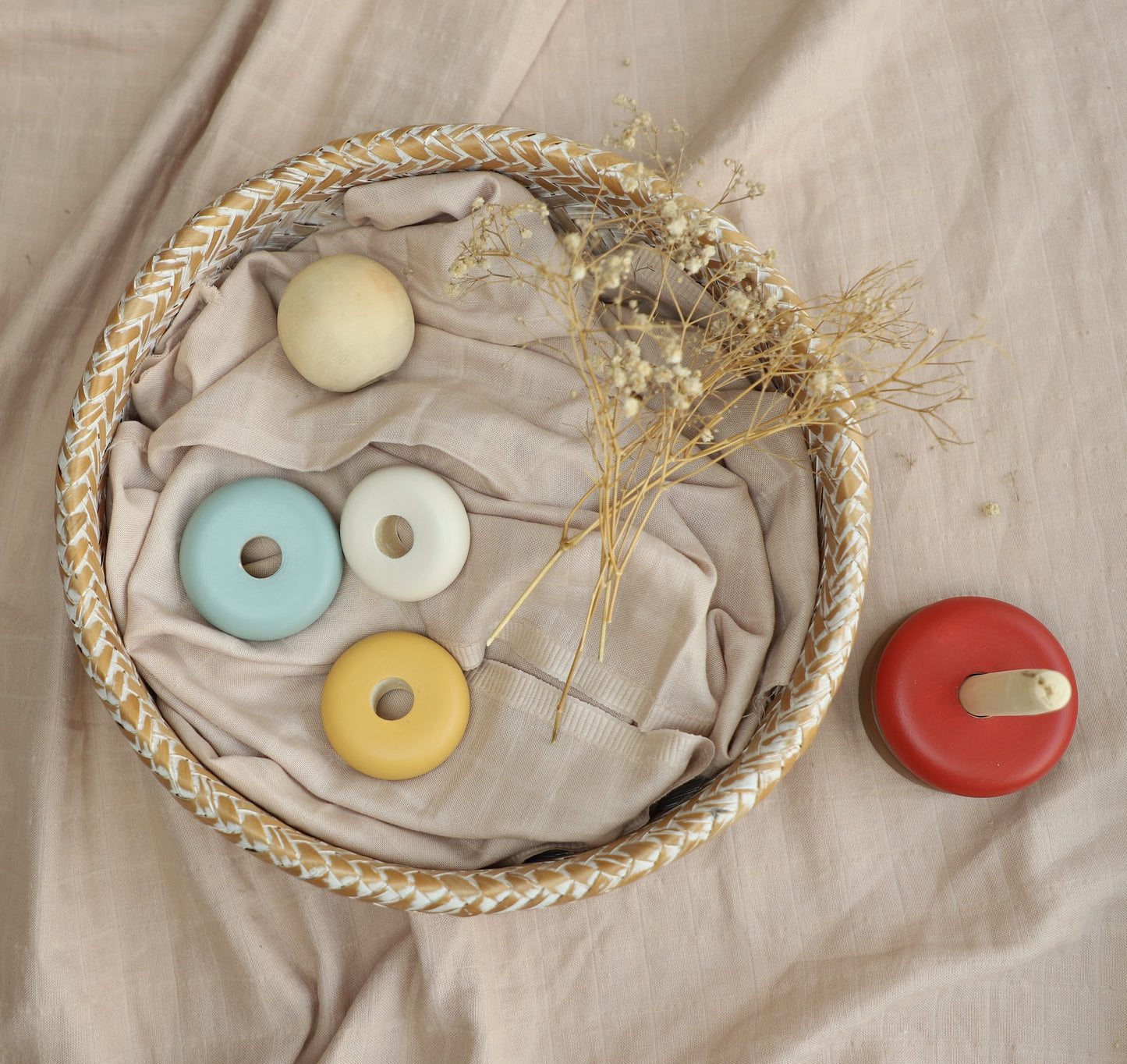 Birch Ring Stacker - Earth