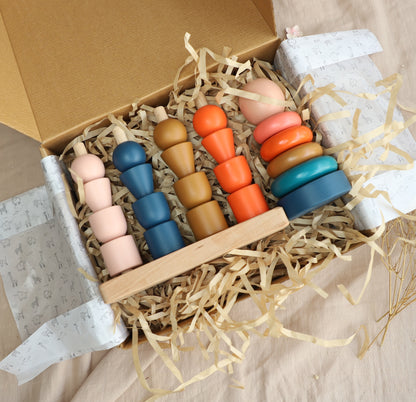 Birch Little Bloom Stacker Set - Sunset