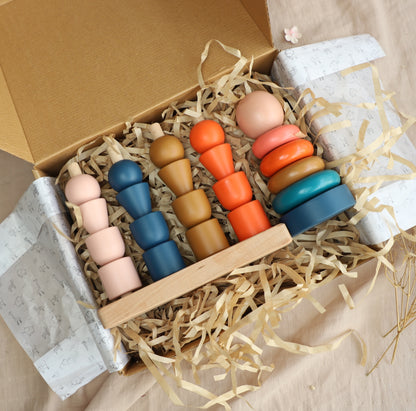 Birch Little Bloom Stacker Set - Sunset