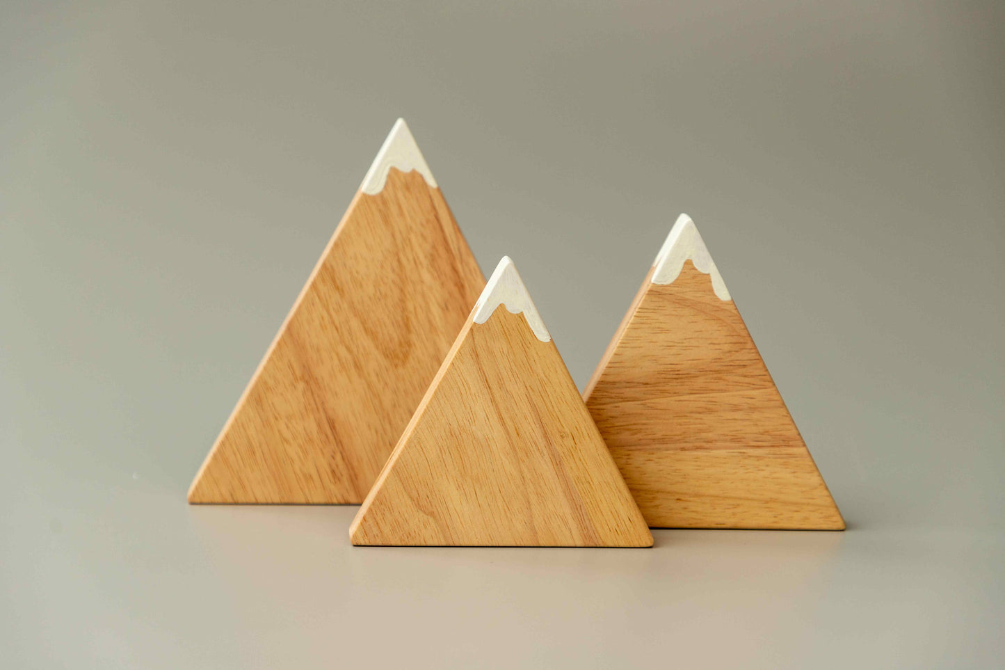 Birch Snowy Peak Mountains Set of 3