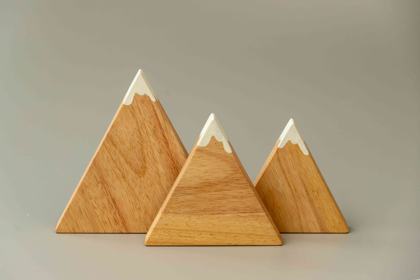 Birch Snowy Peak Mountains Set of 3