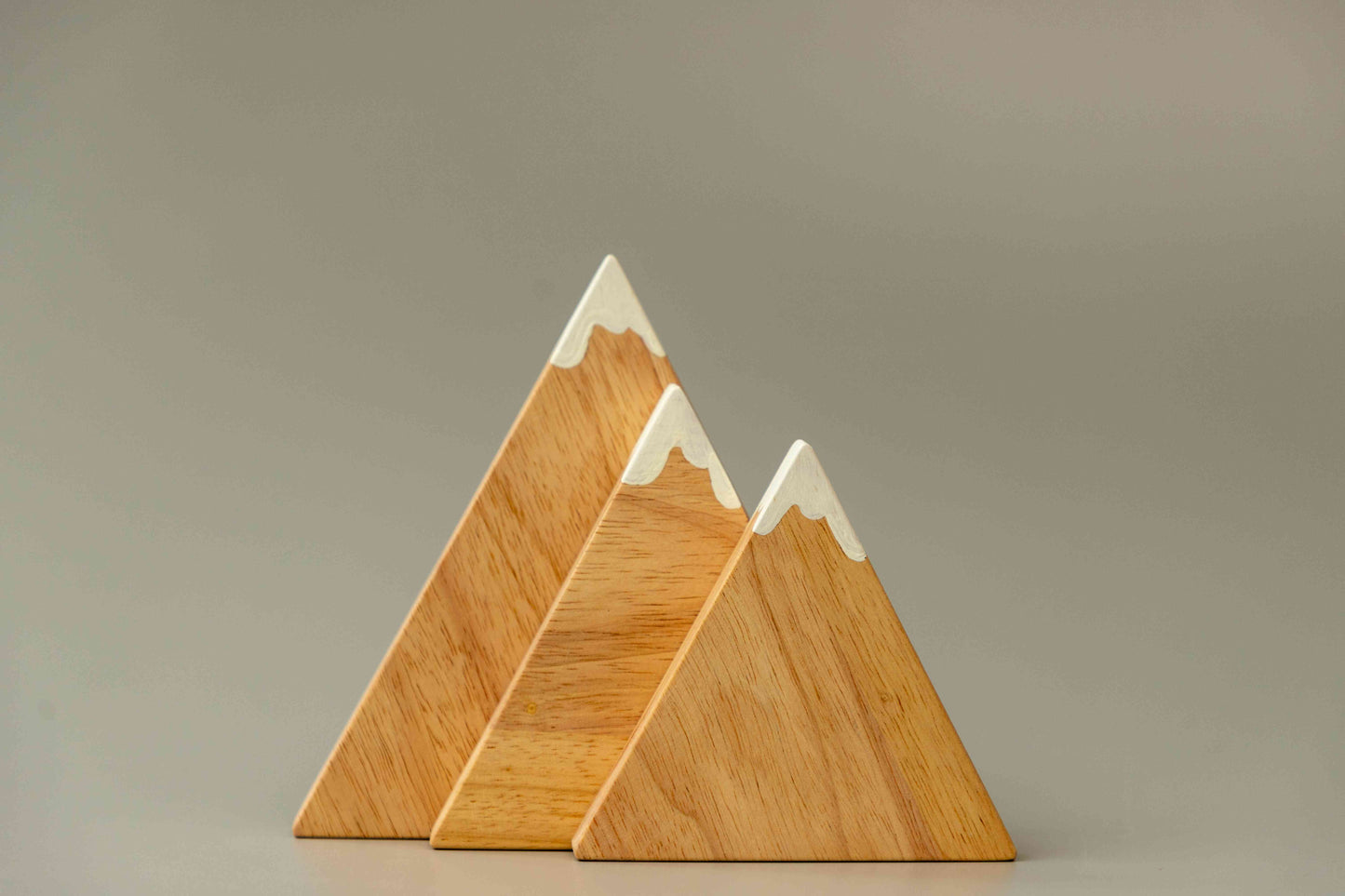 Birch Snowy Peak Mountains Set of 3