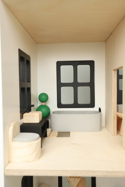 Birch WonderHome with Balcony and garage - 40pcs of furniture included