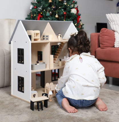 Birch WonderHome with Balcony and garage - 40pcs of furniture included