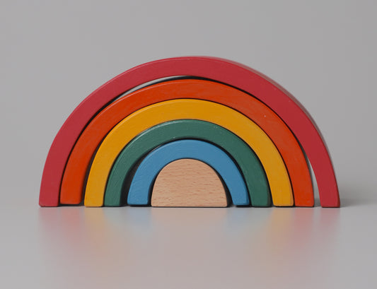 Rainbow Wooden Stacker - Classic