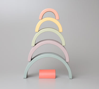 Pastel Wooden Rainbow Stacker