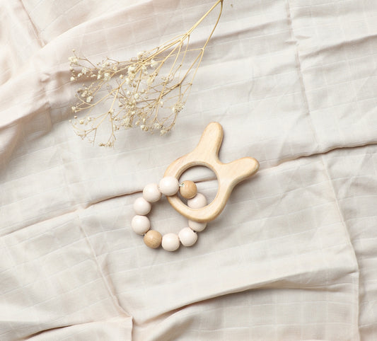 Bunny Teether with Beads