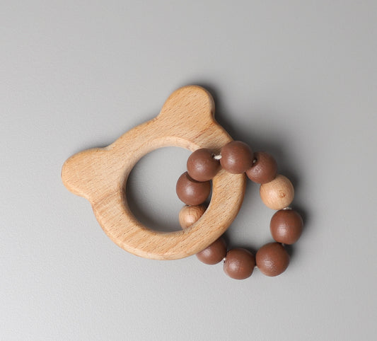 Bear Teether with Beads