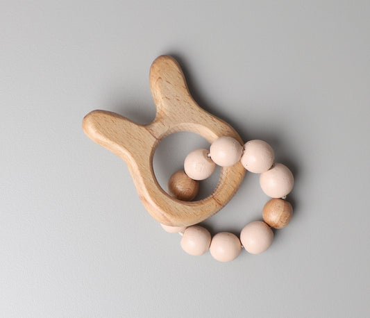 Bunny Teether with Beads