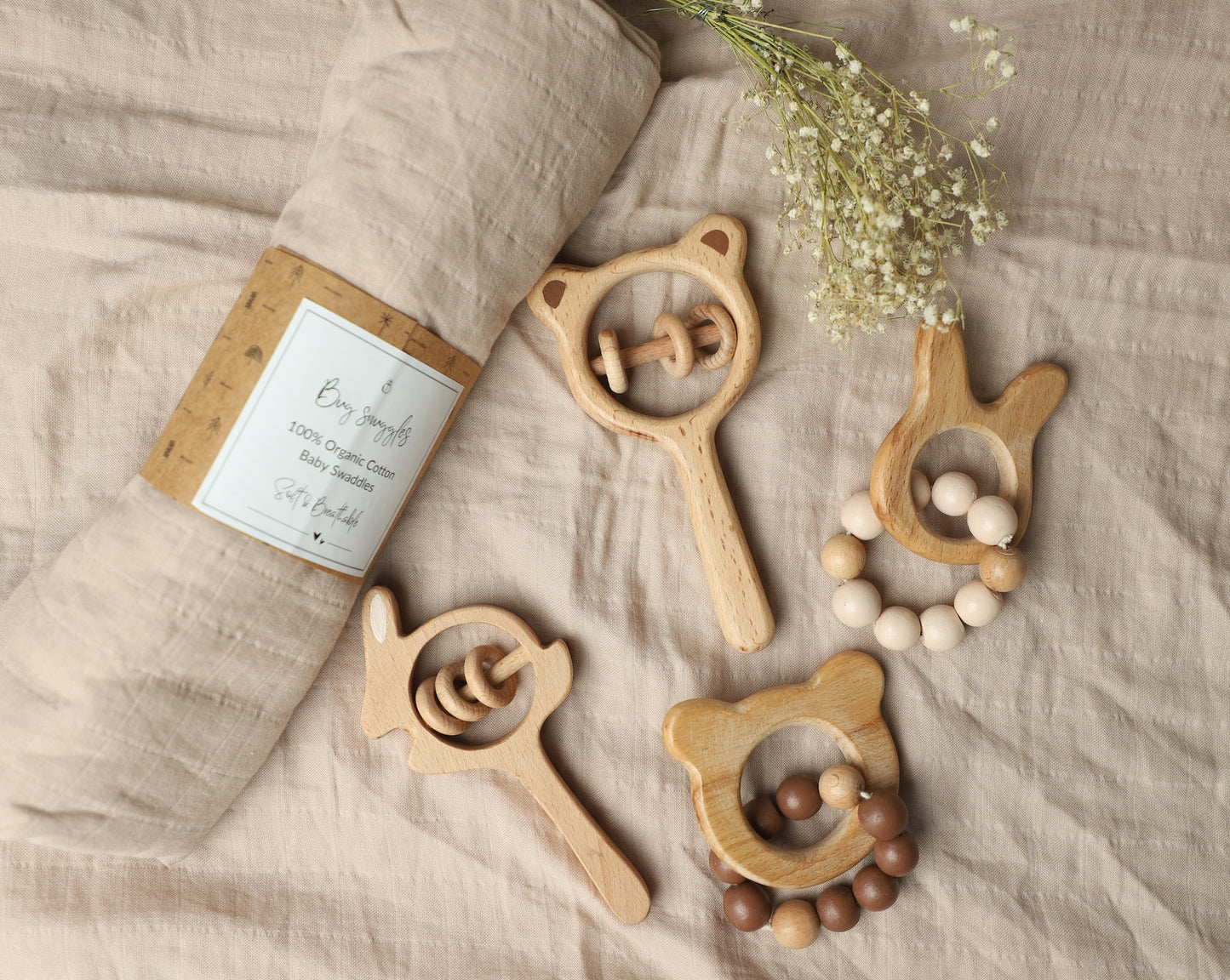 Birch Bunny Rattle