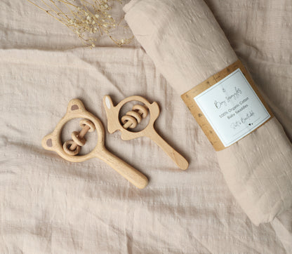 Birch Bunny Rattle