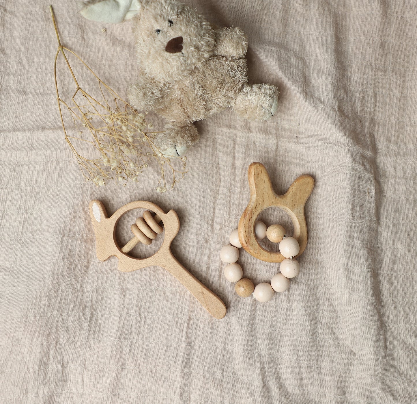 Birch Bunny Rattle