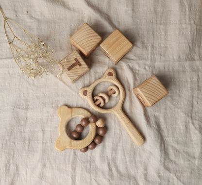 Bear Rattle and Teether Combo