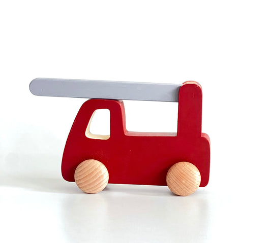 Birch Fire Truck Roller Toy - 1+ years