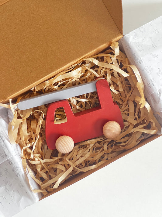 Birch Fire Truck Roller Toy - 1+ years