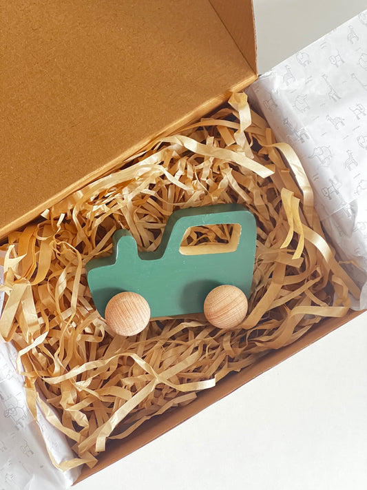 Birch Tractor Roller Toy - 1+ year