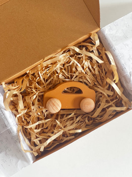 Birch Zoomie Car - Classic Brown