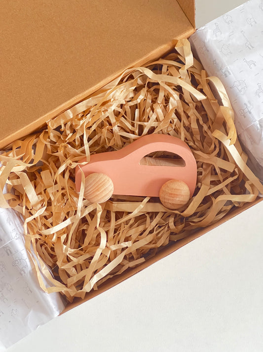 Birch Zoomie Car - Warm Peach