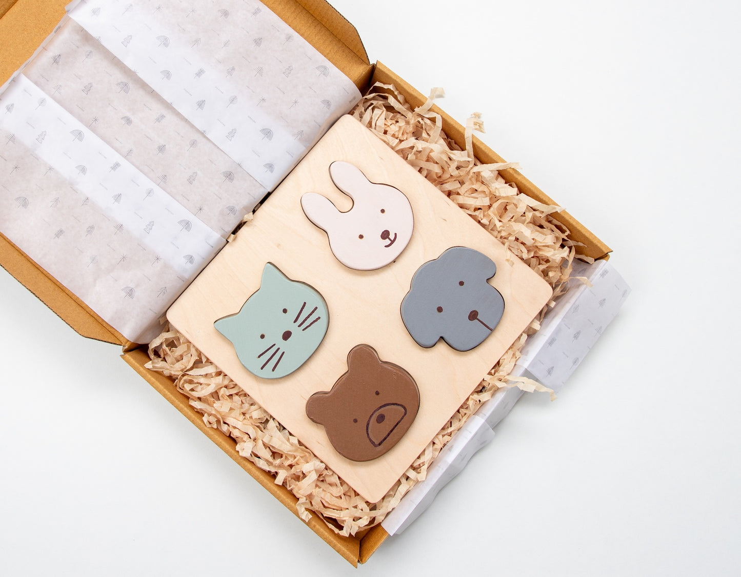 Wooden Animal Shape Puzzle