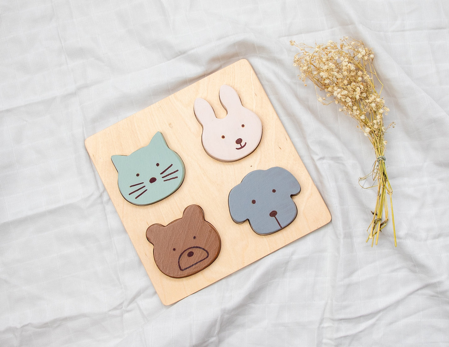 Wooden Animal Shape Puzzle