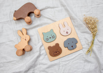 Wooden Animal Shape Puzzle