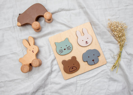 Wooden Animal Shape Puzzle