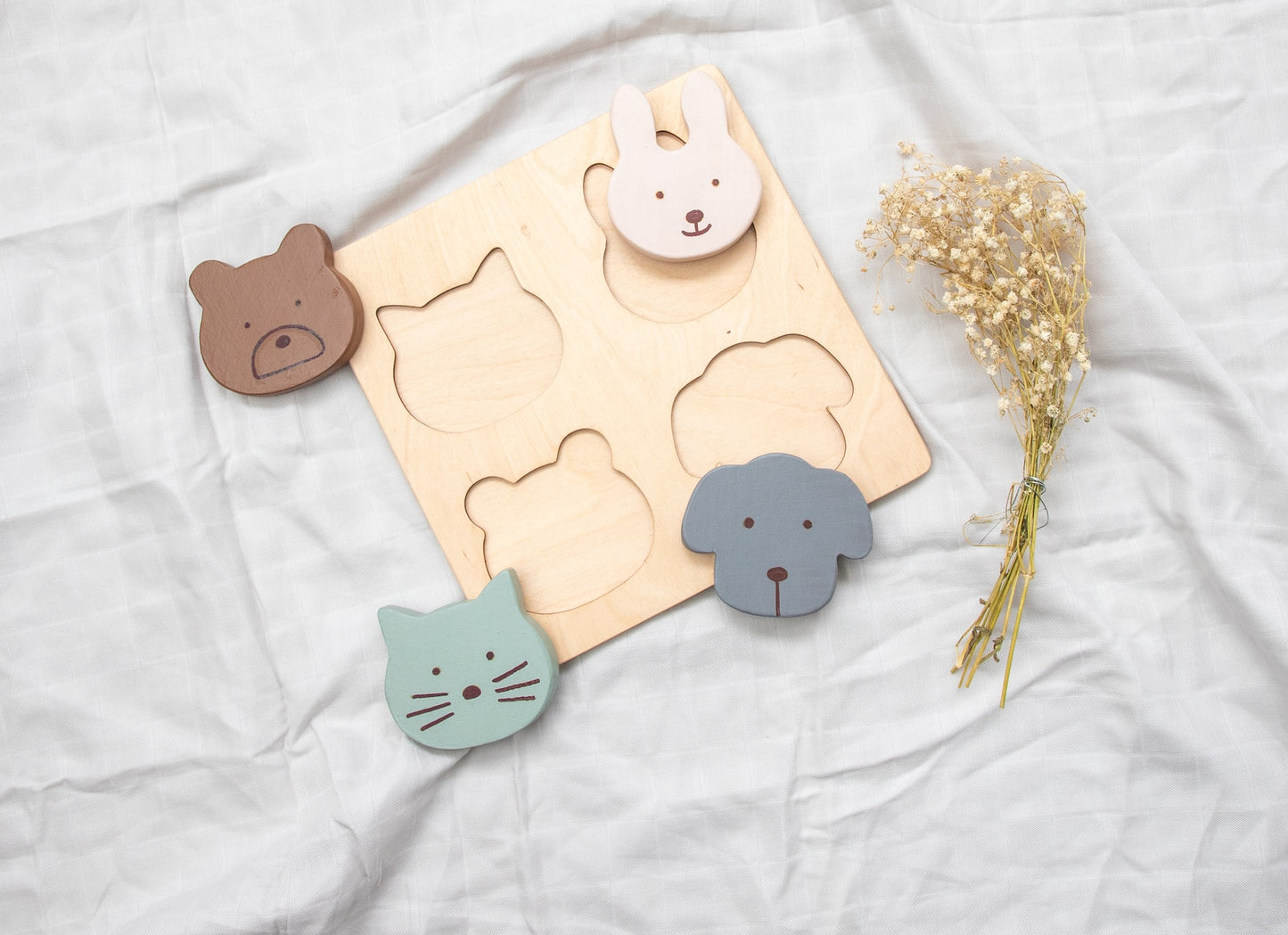 Wooden Animal Shape Puzzle