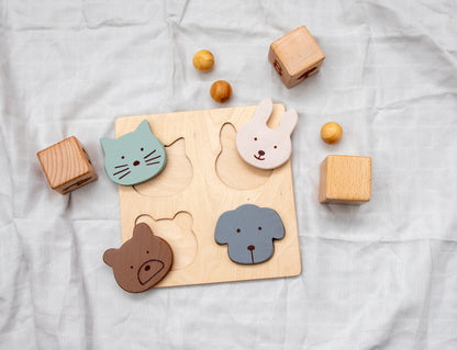 Wooden Animal Shape Puzzle