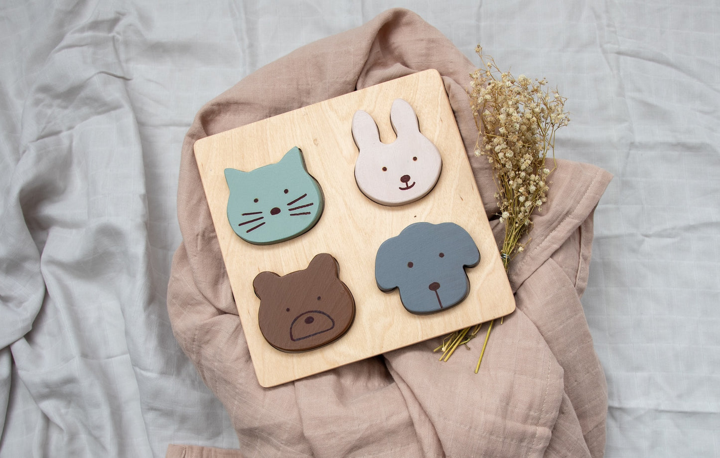 Wooden Animal Shape Puzzle