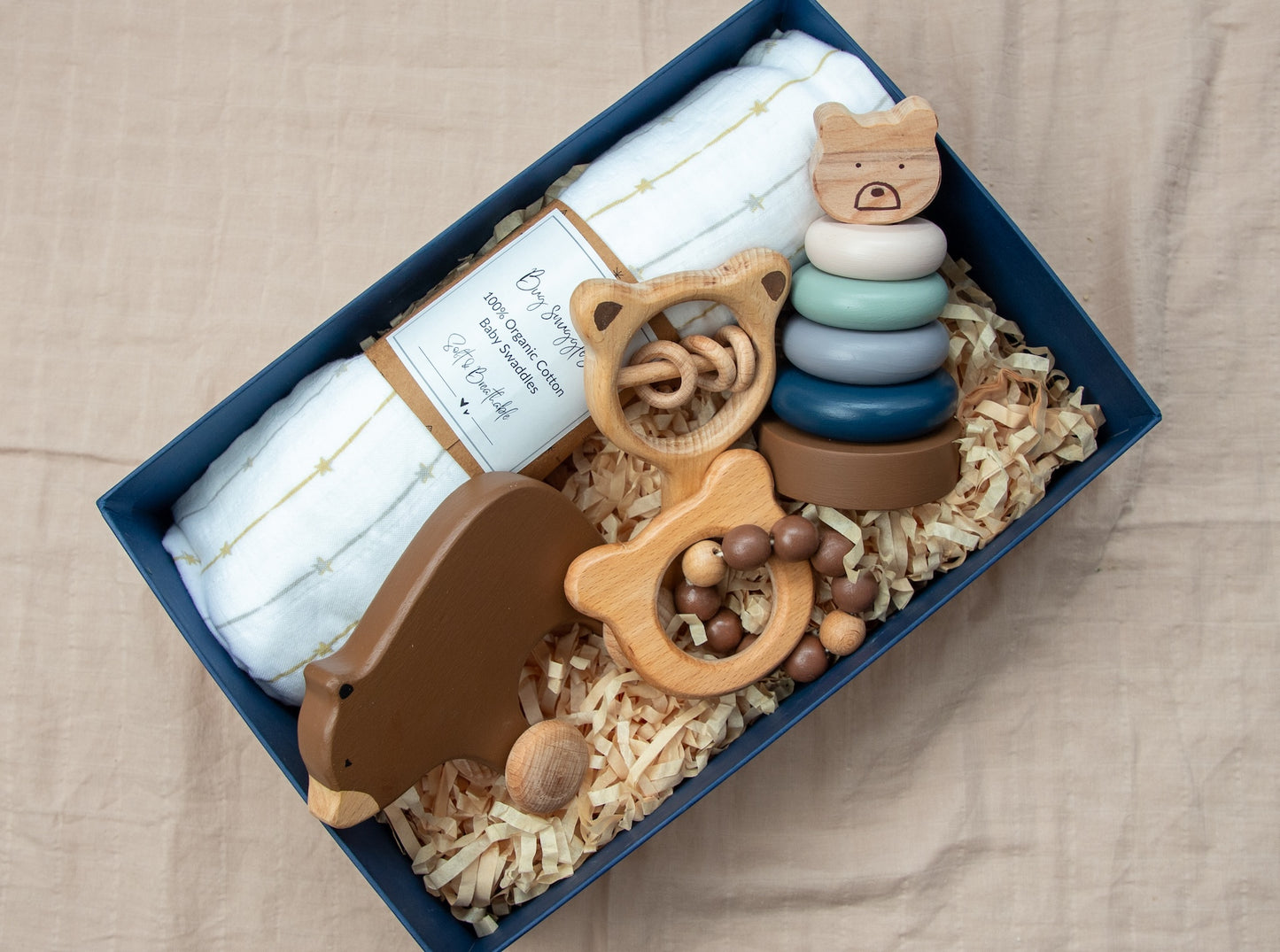 Bear Newborn Gift Box - Set of 5