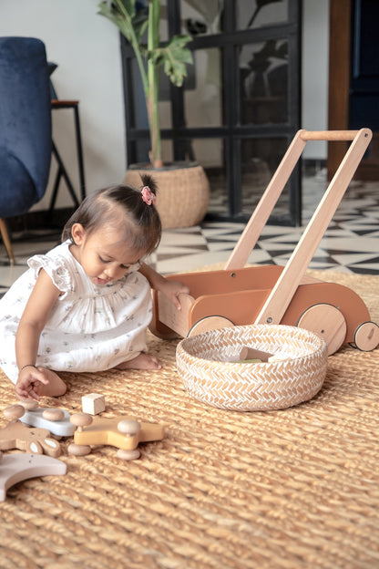 Birch SteadyStep Wooden Walker with Treasure Basket - FLAT 20% OFF