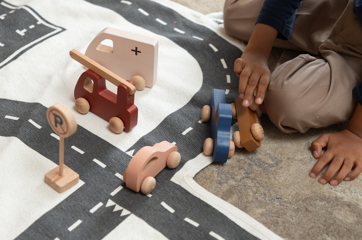 Birch Ambulance Roller Toy - 1+ year