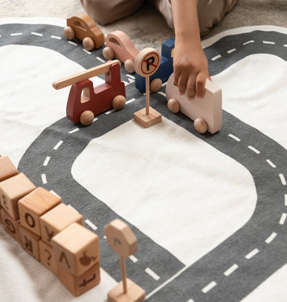 Birch Fire Truck Roller Toy - 1+ years