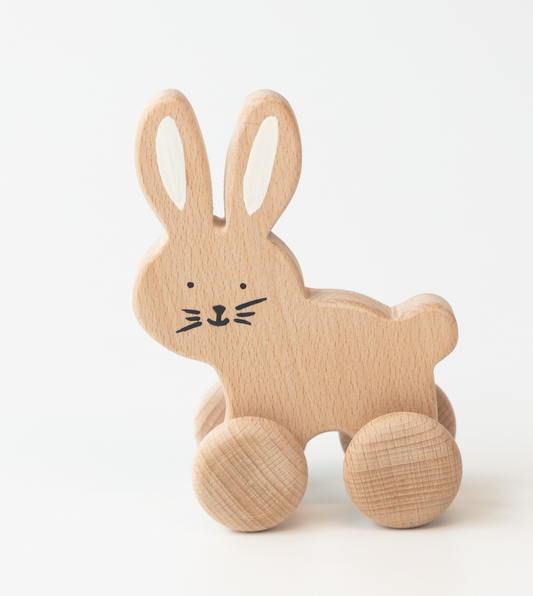 Birch Rabbit Roller Toy