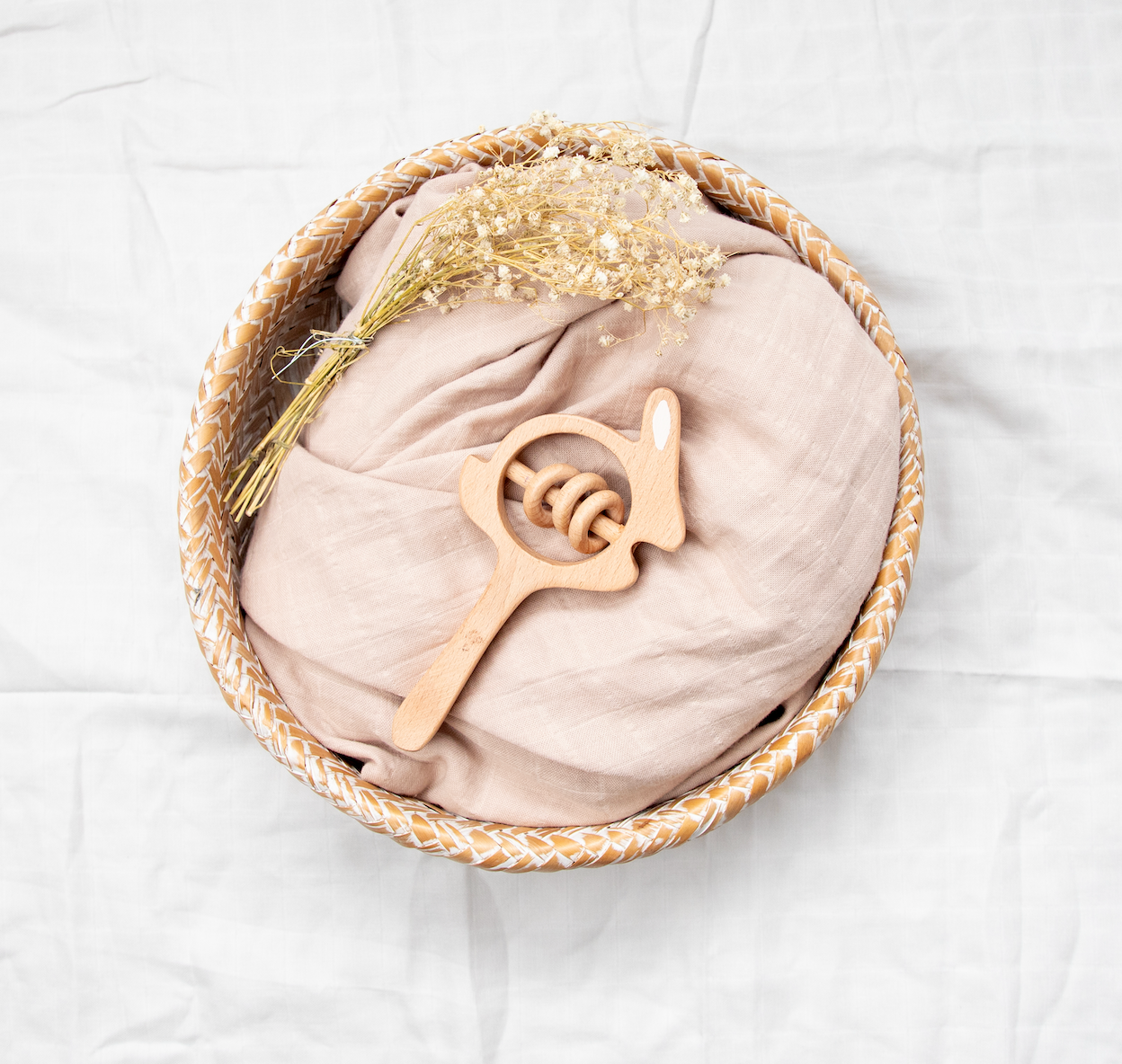 Birch Bunny Rattle