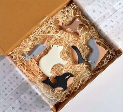 Birch Polar Animals Set of 6