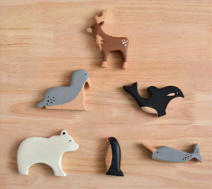 Birch Polar Animals Set of 6