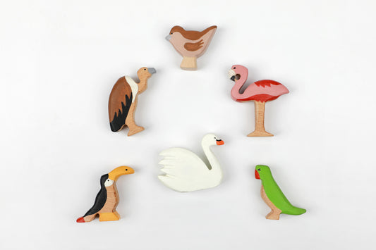 Little Birch Flock of Birds Set of 6 - Combo 1
