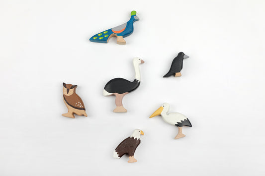 Little Birch Flock of Birds Set of 6 - Combo 2